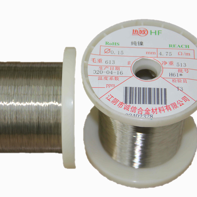 Nickel201 Pure Nickel wires has a very low work hardening rate 